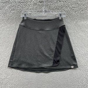 Pearl Izumi Skirt Women's Small Gray Cycling‎ Wrap Skirt Ladies S